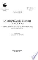 La libraria dei gesuiti di Modena