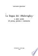 La lingua dei Malavoglia