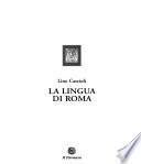 La lingua di Roma