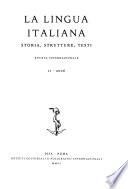 La lingua italiana