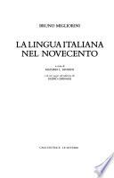 La lingua italiana nel Novecento