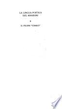 La lingua poetica del Manzoni