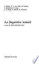 La Linguistica testuale
