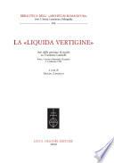 La liquida vertigine