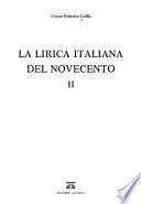 La lirica italiana del Novecento
