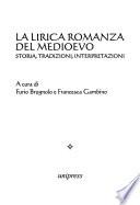 La lirica romanza del Medioevo