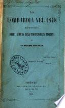 La Lombardia nel 1848 episodio della guerra dell'indipendenza italiana