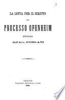 La lotta per il diritto nel processo Ofenheim