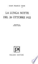 La lunga notte del 28 ottobre 1922