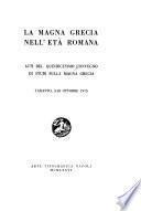 La Magna Grecia nell'età romana