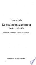 La malincolia amorosa