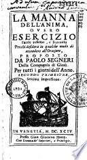 La manna dell'anima