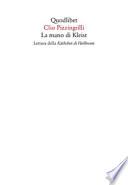 La mano di Kleist. Lettura della «Käthchen di Heilbronn»