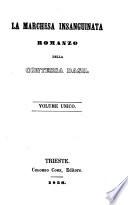 La marchesa insanguinata, Romanzo