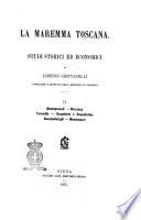 La Maremma toscana studi storici ed economici di Lorenzo Grottanelli
