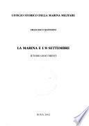 La Marina e l'8 settembre