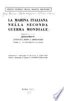La Marina italiana nella seconda guerra mondiale