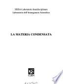 La materia condensata