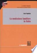 La mediazione familiare in Italia