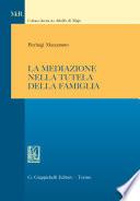 La mediazione nella tutela della famiglia