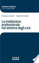 La mediazione professionale nel sistema degli A D R