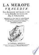 La Merope, tragedia