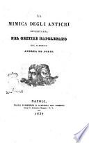 La mimica degli antichi investigata nel gestire napoletano del canonico Andrea De Jorio
