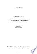 La minuscola bouletée: [Texte] ; 2, Tavole