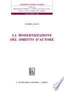 La modernizzazione del diritto d'autore