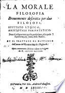 La morale filosofia