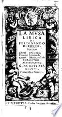 La Musa lirica di F. di D., etc
