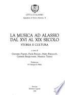 La musica ad Alassio dal XVI al XIX secolo