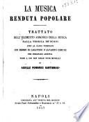 La musica renduta popolare