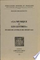 La musique et les lettres