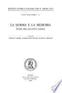 La norma e la memoria