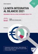 La nota integrativa al bilancio