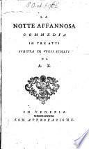 La notte affannosa