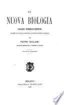 La nuova biologia