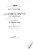 La nuova chirurgia del sistema nervoso centrale, cervello, cervelletto, midollo spinale