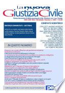La Nuova Giustizia Civile (Num 1/ Anno 2015)