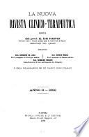 La Nuova rivista clinico-terapeutica