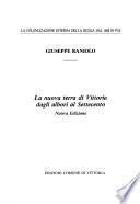 La nuova terra di Vittoria dagli albori al Settecento