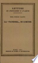 La Pandora di Goethe