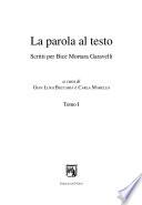 La parola al testo