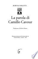 La parola di Camillo Cavour