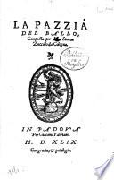La pazzia del ballo, composta per m. Simeon Zuccollo da Cologna
