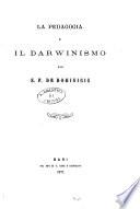 La pedagogia e il darwinismo