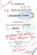 La pedagogia e l'insegnamento classico