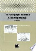 La pedagogia italiana contemporanea