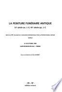 La peinture funéraire antique